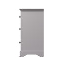 Keswick Moonlight Grey  Chest of 6 Drawers 115 x 40 x 78 cm