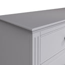 Keswick Moonlight Grey  Chest of 6 Drawers 115 x 40 x 78 cm