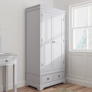 Keswick Moonlight Grey  Wardrobe 2 Door 90 x 52 x 185 cm
