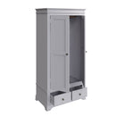Keswick Moonlight Grey  Wardrobe 2 Door 90 x 52 x 185 cm