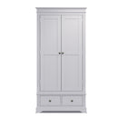 Keswick Moonlight Grey  Wardrobe 2 Door 90 x 52 x 185 cm