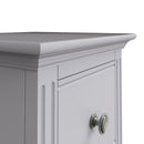 Keswick Moonlight Grey  Bedside Table with 2 Drawers 35 x 32 x 56.5 cm