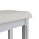 Keswick Moonlight Grey  Stool 42 x 35 x 48 cm