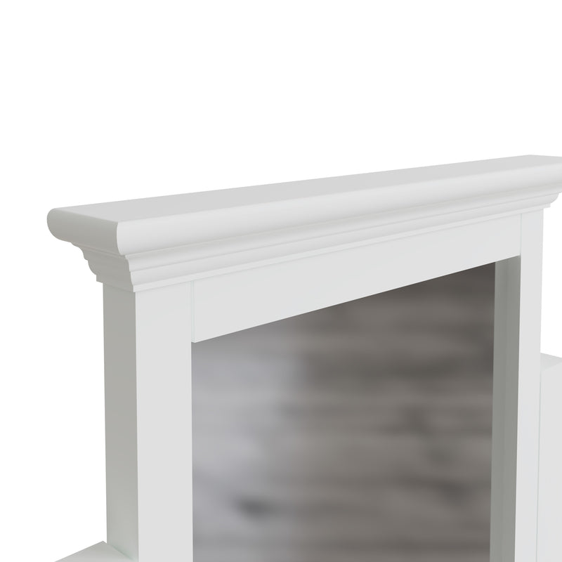 Warwick Classic White  Trinket Mirror 50 x 10 x 50 cm