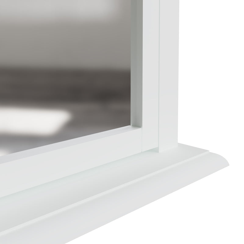 Warwick Classic White  Trinket Mirror 50 x 10 x 50 cm