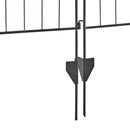 Outsunny Garden Decorative Fence Panels 44in x 12ft