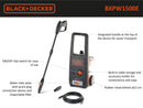 Black+Decker 1500E Pressure Washer