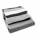 Lewis's Stripe 100% Cotton Towel - Grey