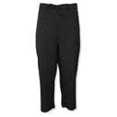 Charlotte West Linen 3/4 Crop Trousers - Black