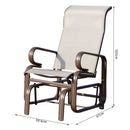 Outsunny Gliding Chair- Grey