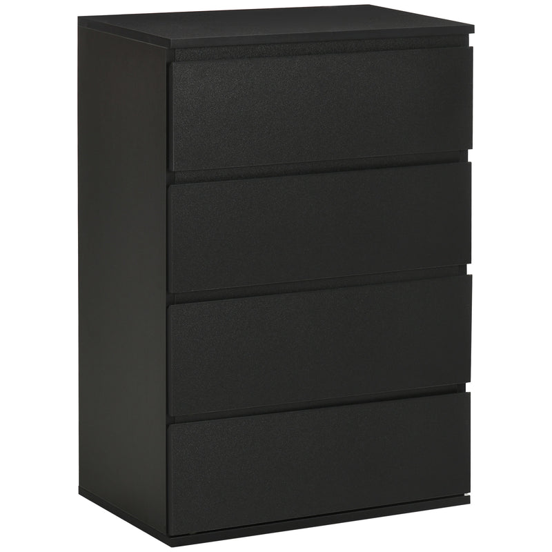 HOMCOM Bedroom Chest of Drawers, 4 Drawers Dresser, Drawer Unit