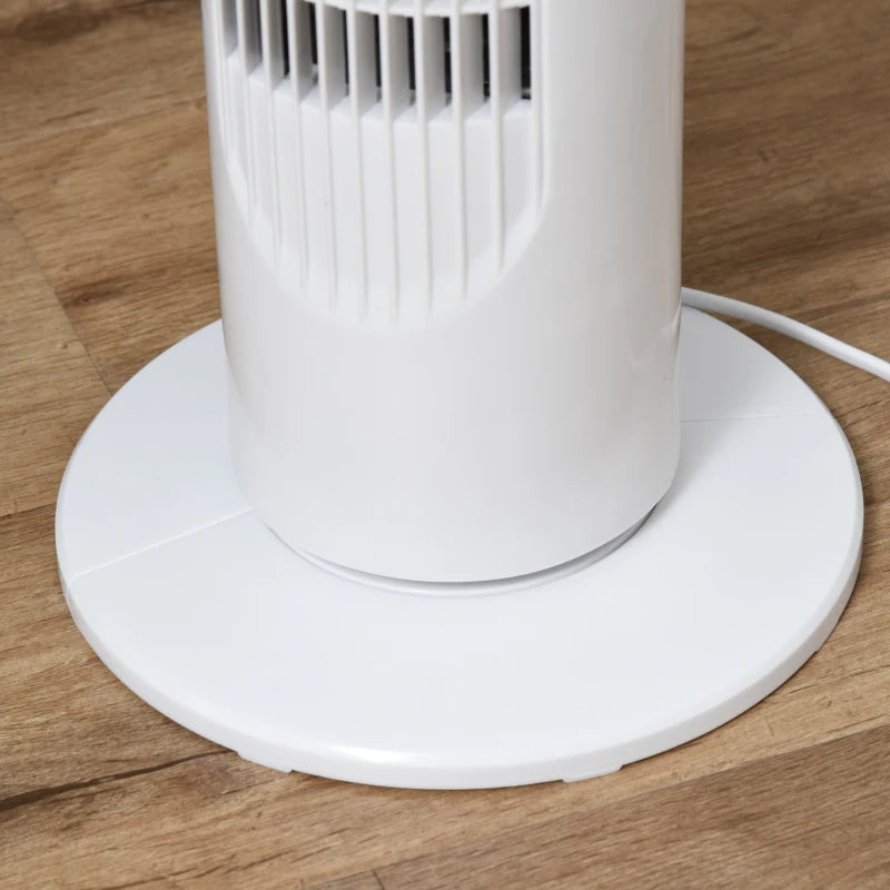 HOMCOM Tower Fan 30'' Freestanding  - White