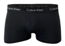 Calvin Klein 3 Pack of Boxer Trunks - Cotton Stretch - Black/Navy/Blue