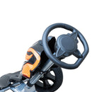 Kids Pedal Go Kart - Black & Orange