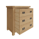 Tunbridge Oak Chest of 3 Drawers 78 x 42 x 80 cm
