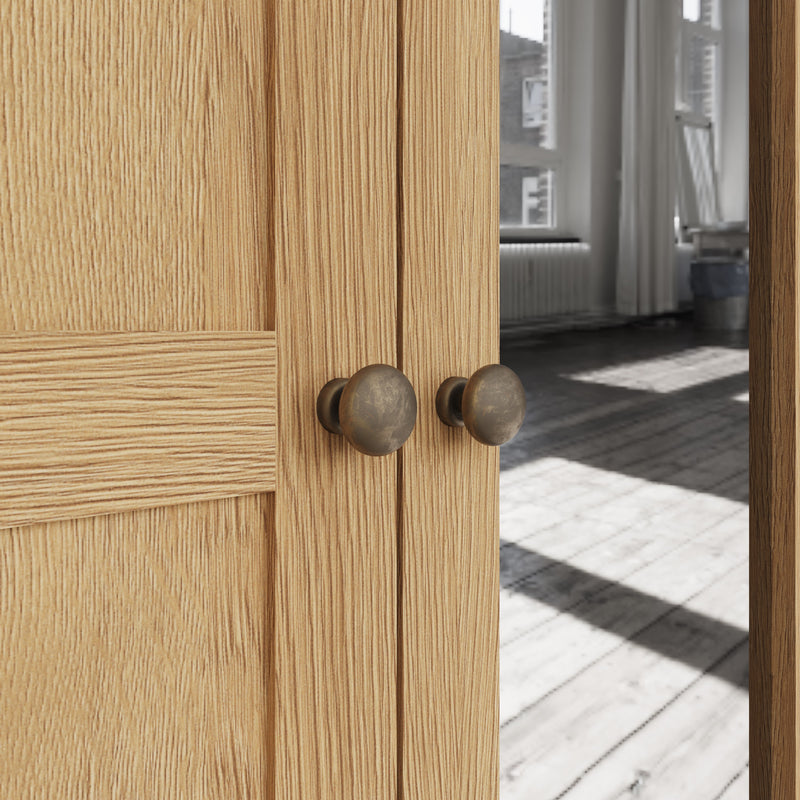 Tunbridge Oak Wardrobe 3 Door with Mirror 149 x 57 x 200 cm