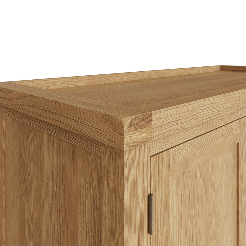 Tunbridge Oak Wardrobe 3 Door with Mirror 149 x 57 x 200 cm