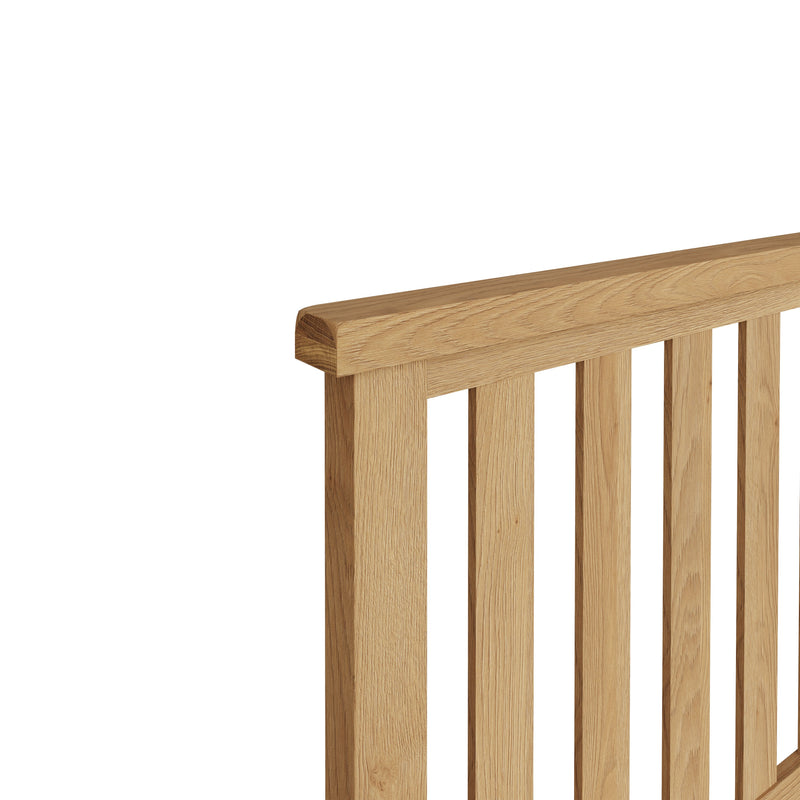 Tunbridge Oak Bed 6' Super King 197 x 215 x 2129 cm