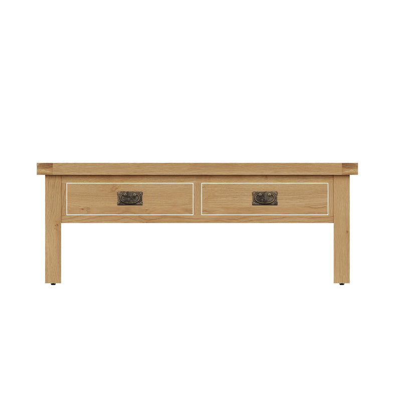 Tunbridge Oak Coffee Table Large 120 x 70 x 45 cm