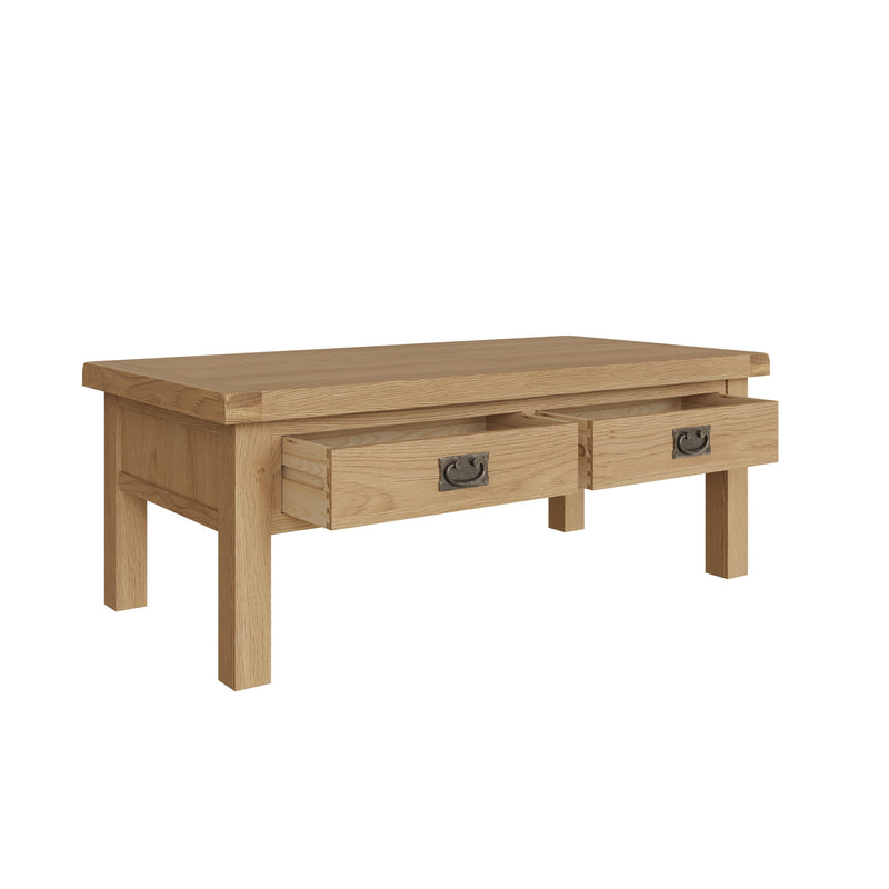Tunbridge Oak Coffee Table Large 120 x 70 x 45 cm