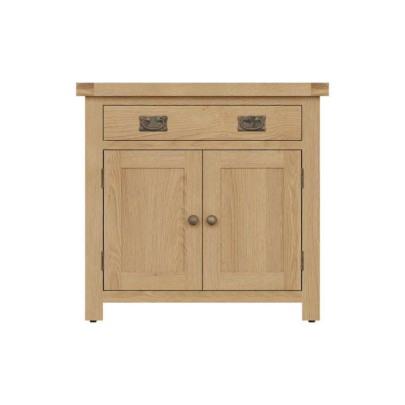 Tunbridge Oak Sideboard Small 2 Door 1 Drawer 85 x 35 x 80 cm