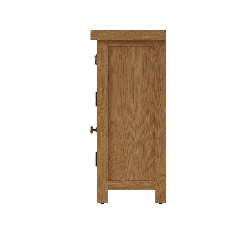 Tunbridge Oak Sideboard Small 2 Door 1 Drawer 85 x 35 x 80 cm