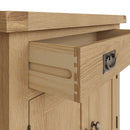 Tunbridge Oak Sideboard Small 2 Door 1 Drawer 85 x 35 x 80 cm
