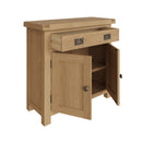Tunbridge Oak Sideboard Small 2 Door 1 Drawer 85 x 35 x 80 cm