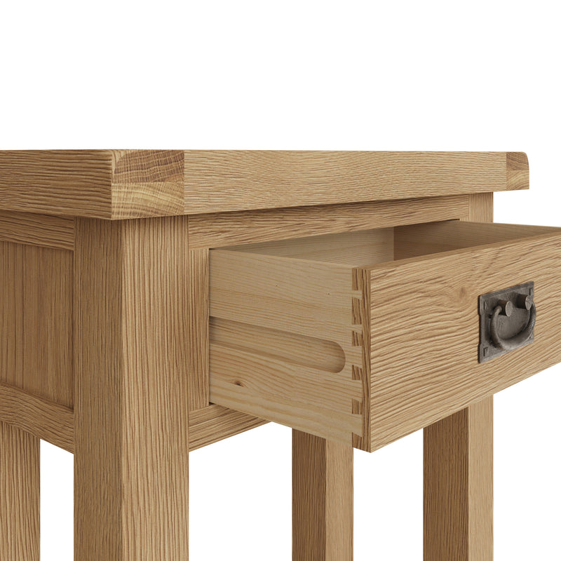 Tunbridge Oak Telephone Table 60 x 30 x 75 cm