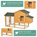 PawHut Deluxe 168cm Chicken Coop