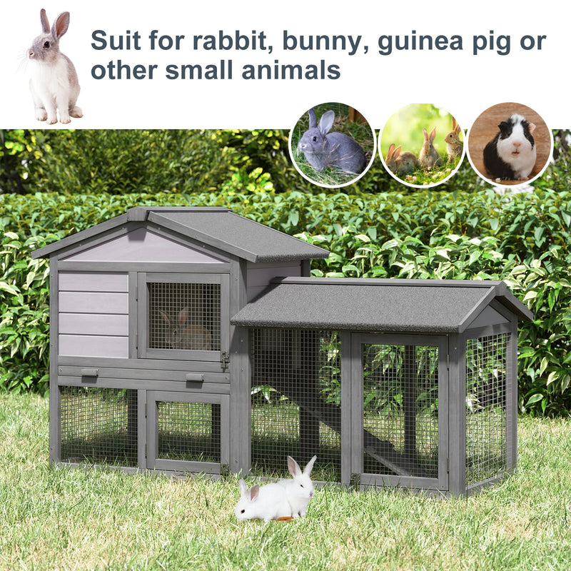 Pawhut Rabbit Hutch