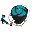 DURHAND 10M Water Hose Reel Compact Garden Patio Car Locking Auto Retract Spray