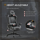 HOMCOM Gaming Chair with Backrest Grey