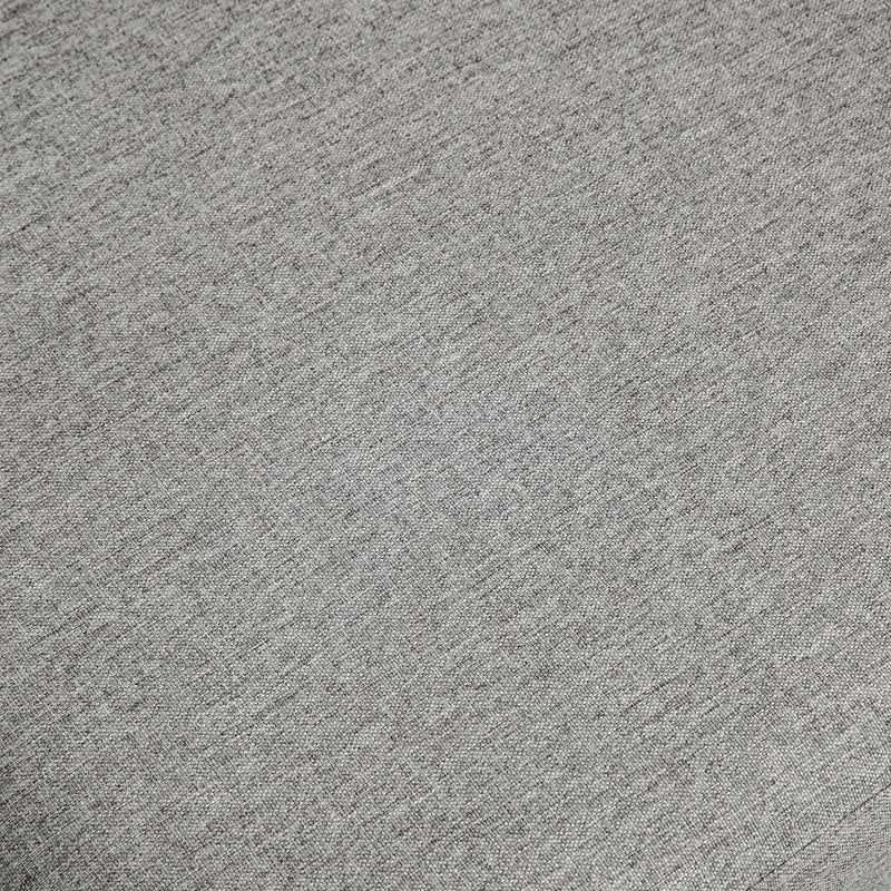 HOMCOM Double Seat Sofa Linen Upholstery Loveseat Couch w/ Armrests, Light Grey
