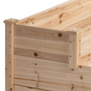 Outsunny Wooden Raised Bed 3-Tier Planter Kit Elevated Box Outdoor Stand