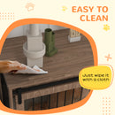 PawHut Dog Crate Furniture with Removable Cushion for XL Dogs - Brown