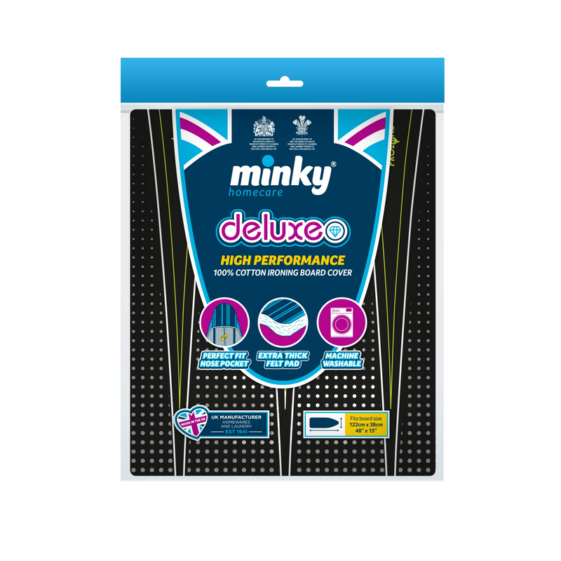 Minky Deluxe Ironing Board Cover 122x38cm