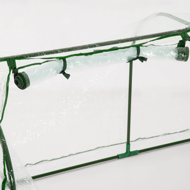 Outsunny Tunnel Greenhouse Green Grow House 200 x 100 x 80cm