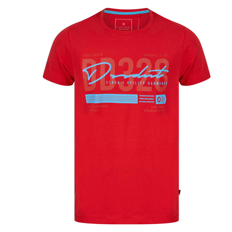 Dissident Dd Dotter T-Shirt - Red