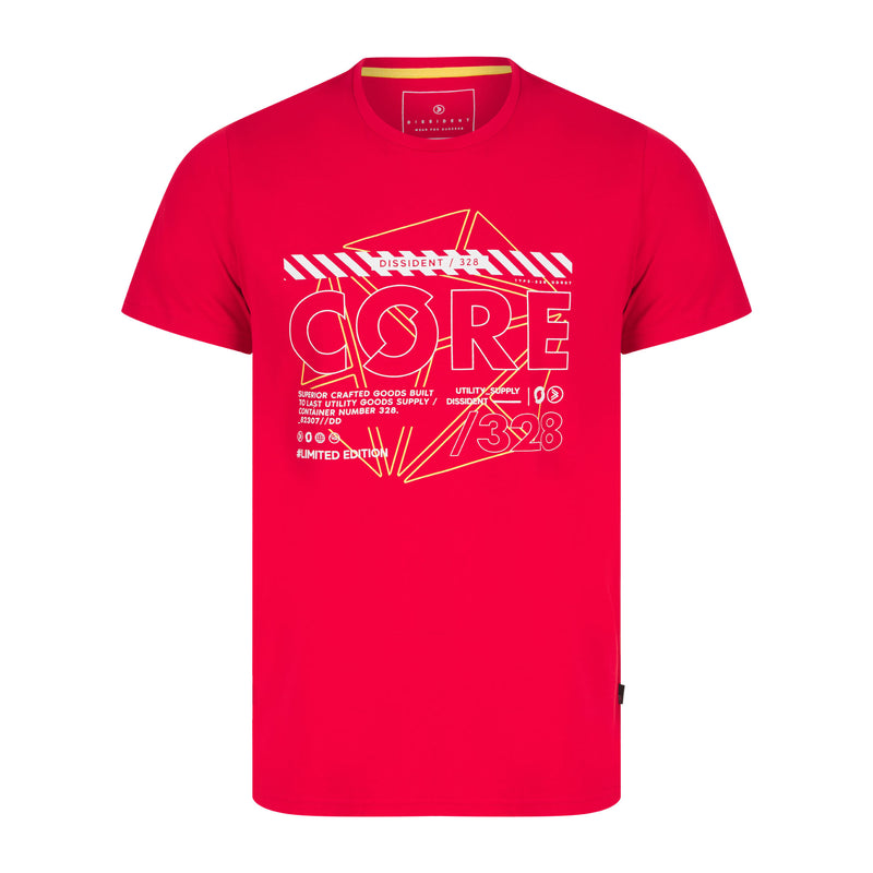 Dissident Dd Factory T-Shirt -Red