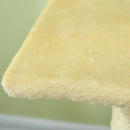 PawHut 72cm Cat Tree Climbing Tower with Sisal Scratching Post - Cream White