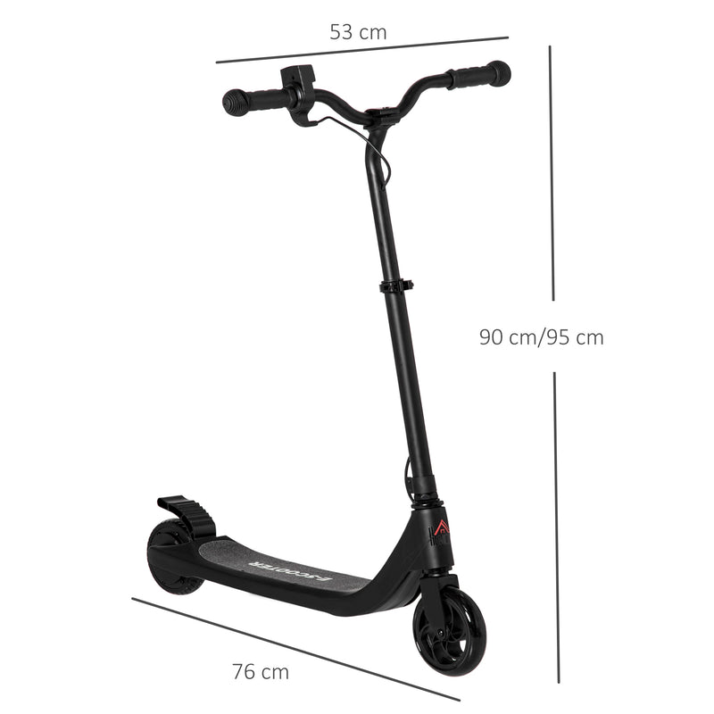 HOMCOM Kids 8km/h Electric Ride On eScooter 120w - Black