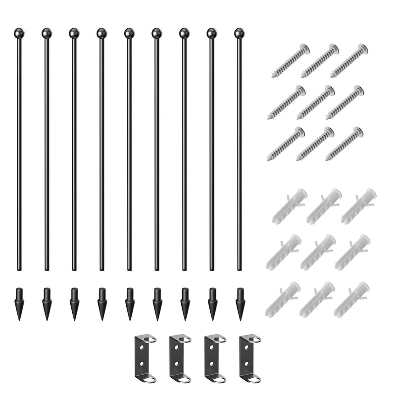 PawHut 60cm 8 Panels Heavy-Duty Dog Playpen for Small Dogs