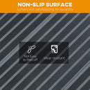 HOMCOM Folding Aluminium Wheelchair Ramp 152x73cm 272KG Capacity for Home