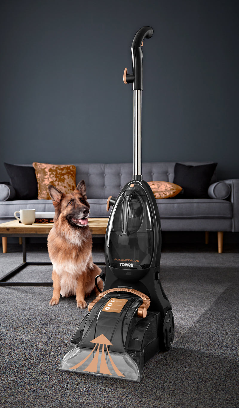 Tower TCW5 Purejet Plus Carpet Washer in Rose Gold and Black