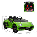 Kids Electric Ride on Lamborghini Aventador 12v - Green