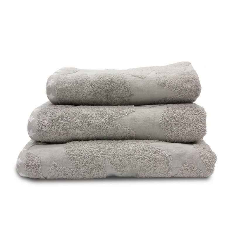 Lewis's Estrella 100% Cotton Towel Range - Silver