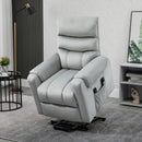 HOMCOM Power Lift Chair, Rise And Recliner Chair With Remote Control, Grey