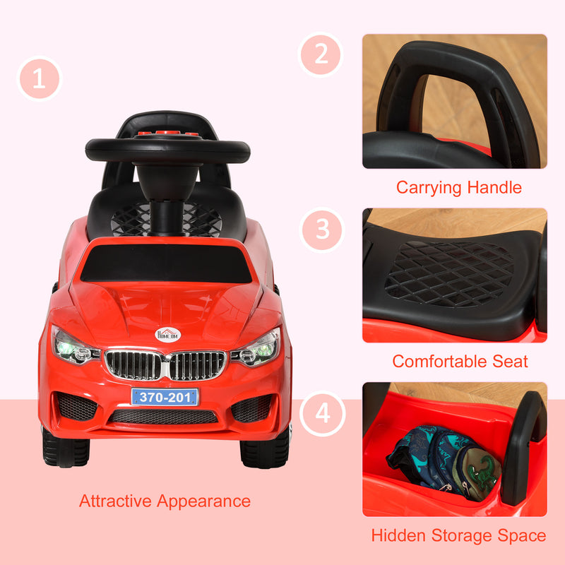 HOMCOM Baby Ride On Sliding Car - Red