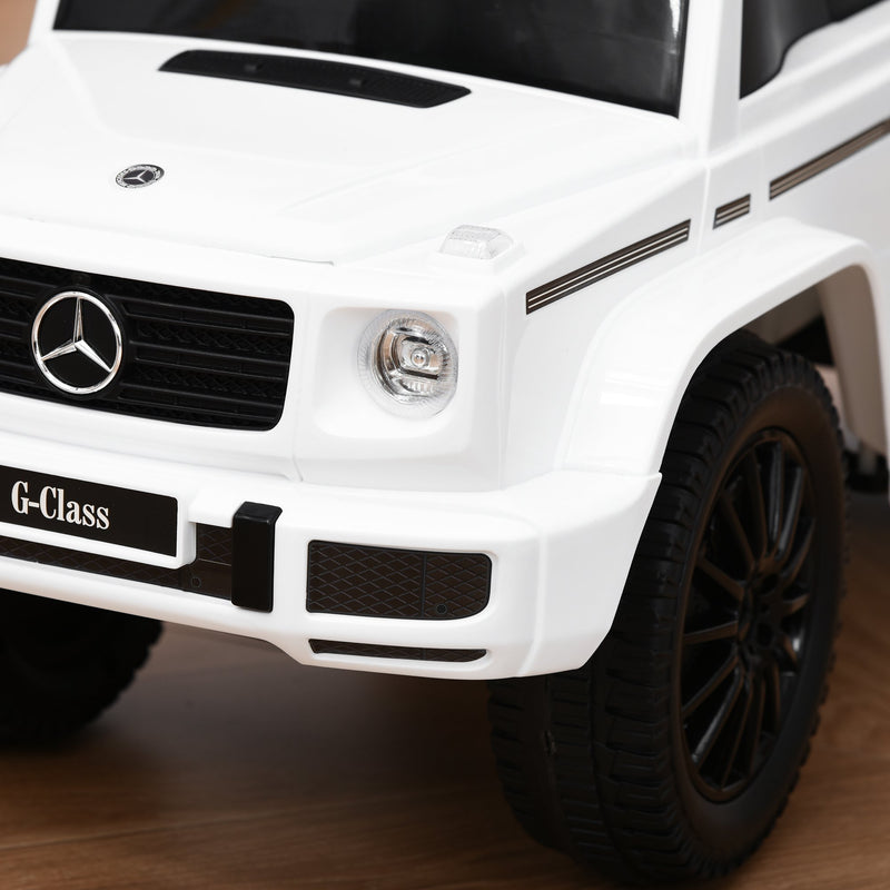 HOMCOM Kids Ride On Car Mercedes Benz G350 - White